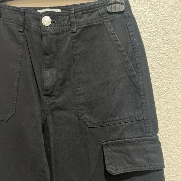 Zara Black Cargo Pants, 2 - Picture 3 of 5